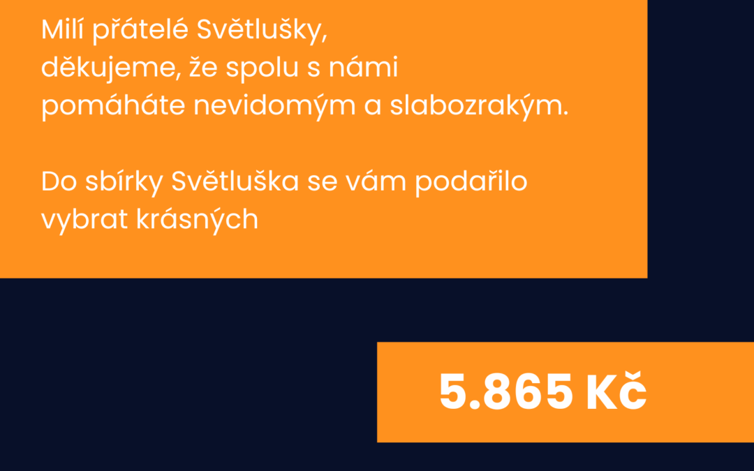 Náš příspěvek Světlušce