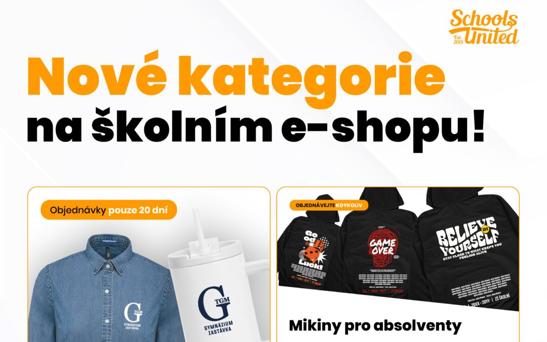 E-shop s&nbsp;novou kolekcí oblečení pro naši školu