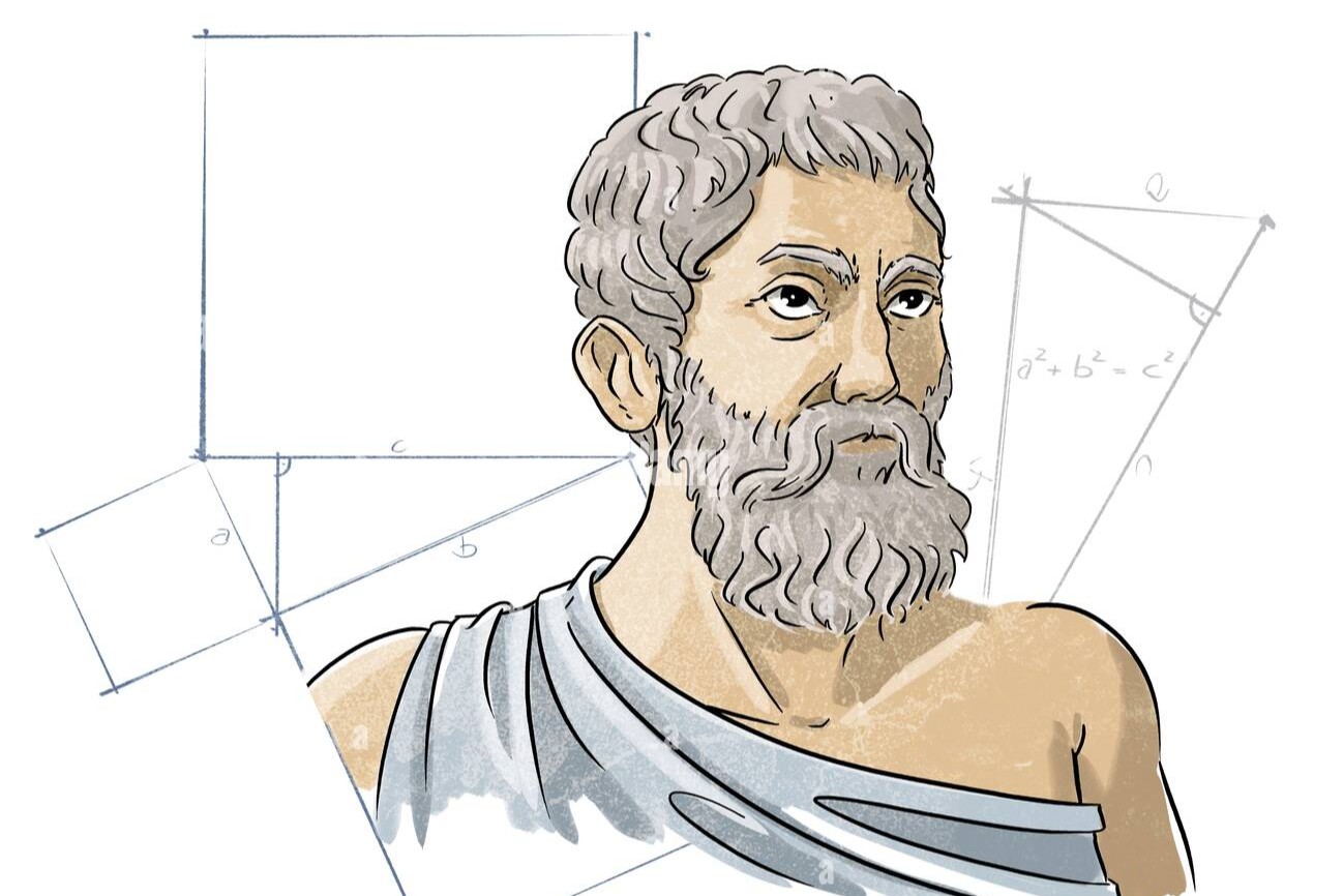 pythagoras-c580-500-bc-illustration-of-the-ancient-greek-mathematician-and-philosopher-pythagoras-pythagoras-is-most-famous-for-the-mathematical-2AD2HYE